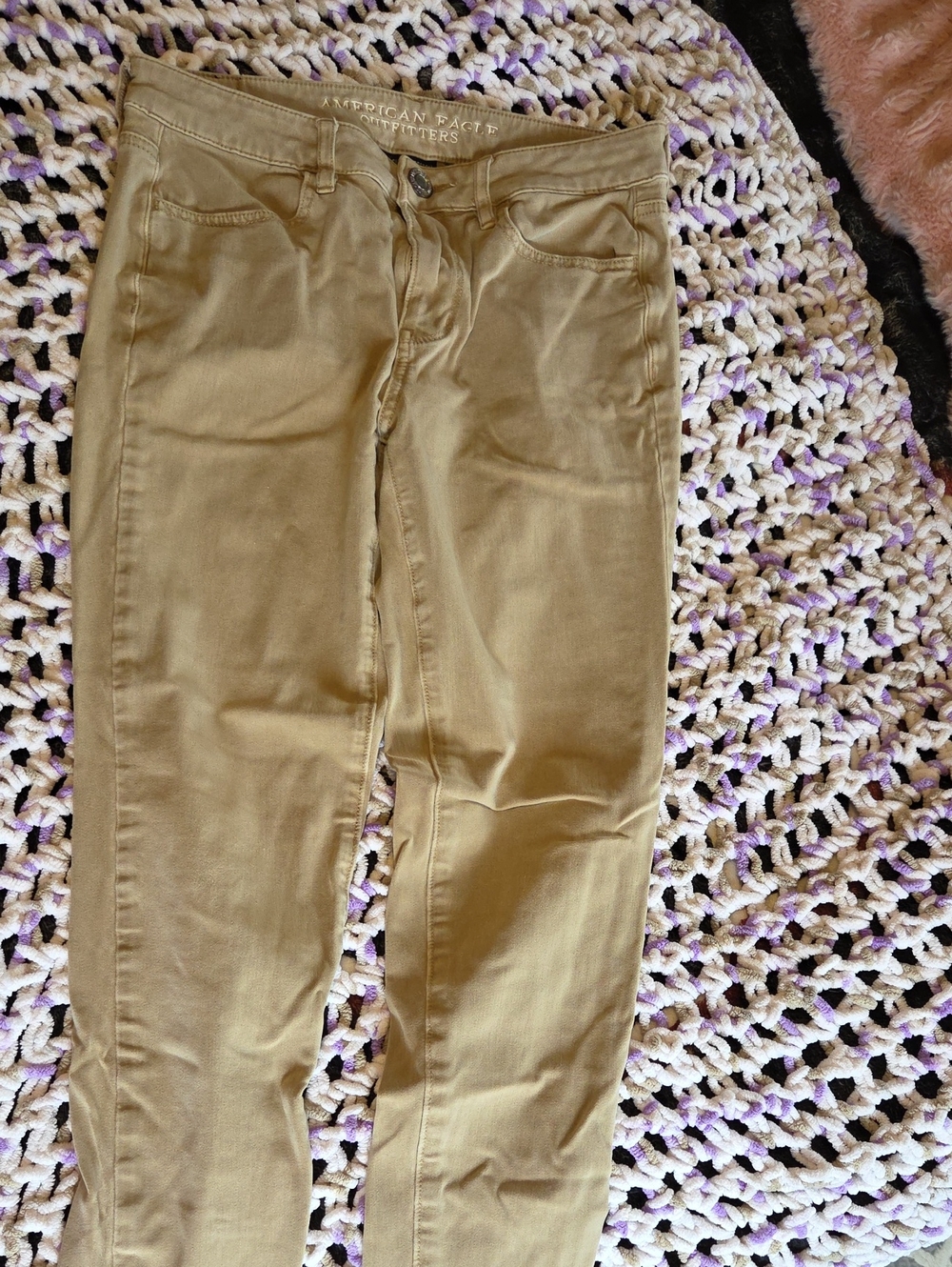 American Eagle Outfitters Tan Skinny Pants